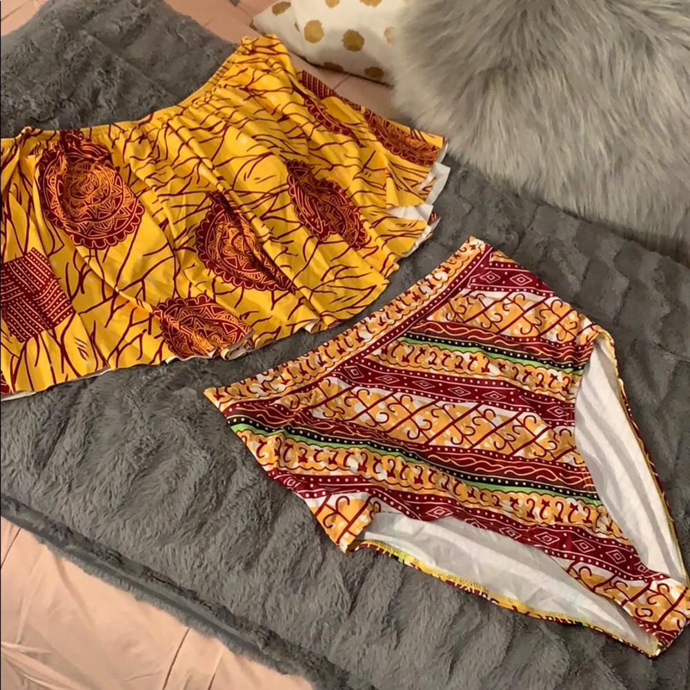 Ethnic Print Bikini 👙